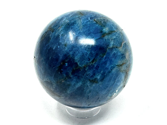 Blue Apatite Crystal Sphere 4cm