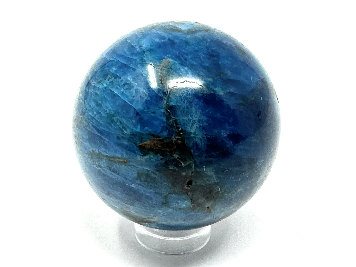 Blue Apatite Crystal Sphere 4cm
