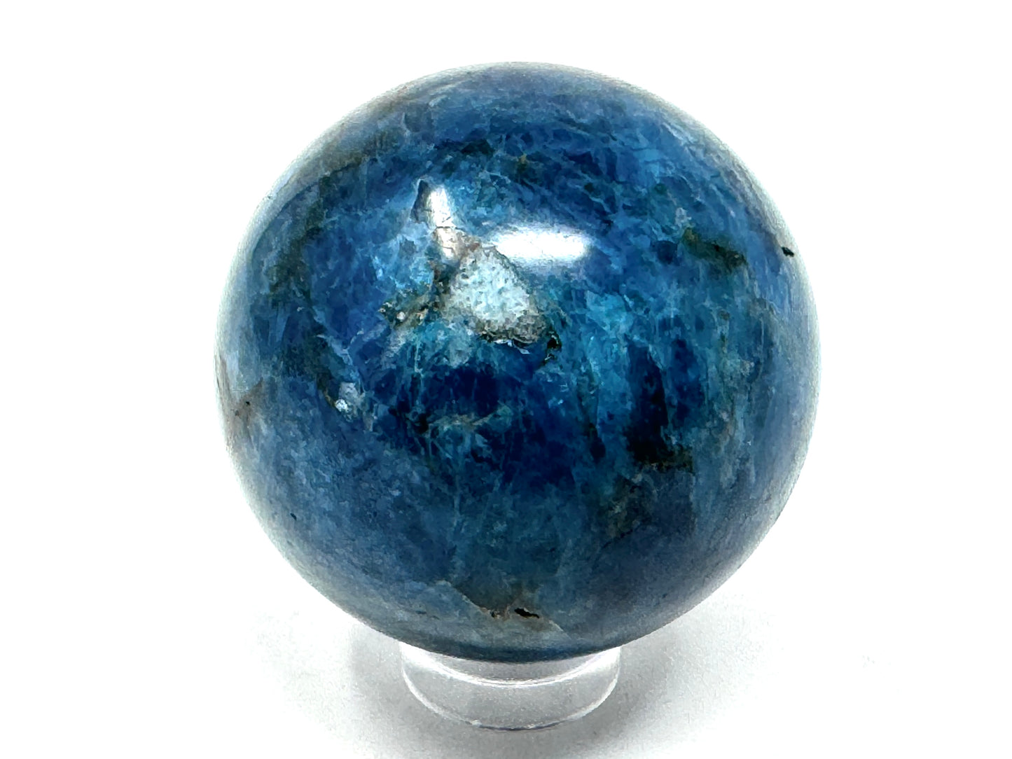 Blue Apatite Crystal Sphere 4cm