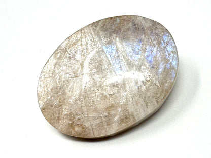 Blue Moonstone Crystal Pebble 6cm