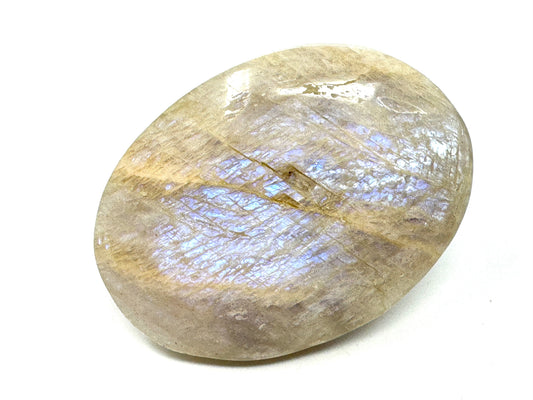 Blue Moonstone Crystal Pebble 6cm