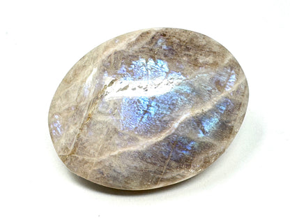 Blue Moonstone Crystal Pebble 6.2cm