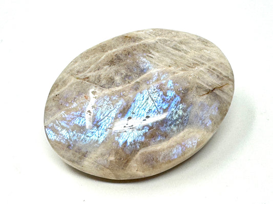 Blue Moonstone Crystal Pebble 6.2cm