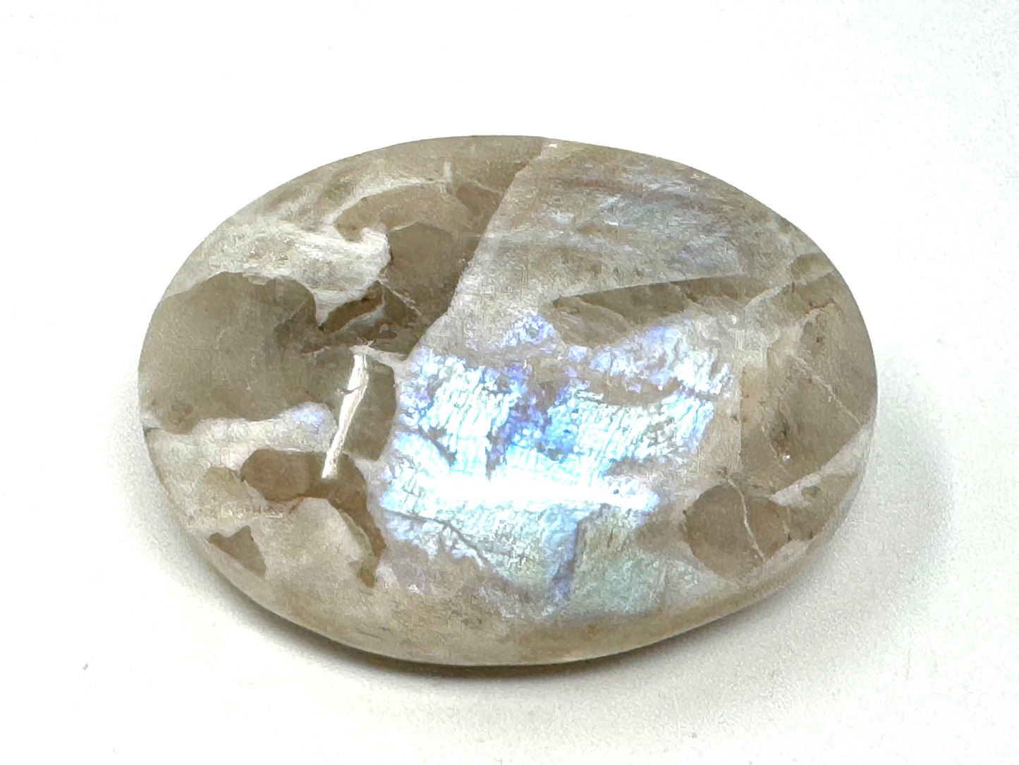 Blue Moonstone Crystal Pebble 6.7cm