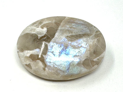 Blue Moonstone Crystal Pebble 6.7cm