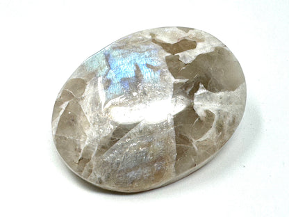 Blue Moonstone Crystal Pebble 6.7cm