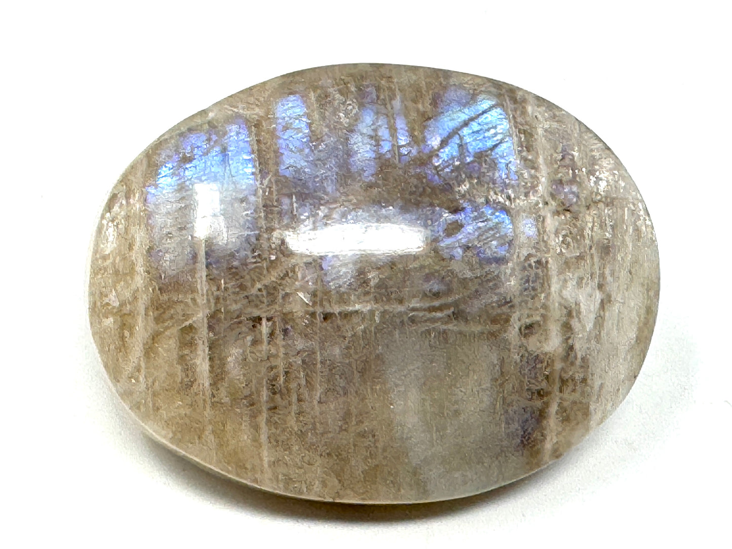 Blue Moonstone Crystal Pebble 5.3cm
