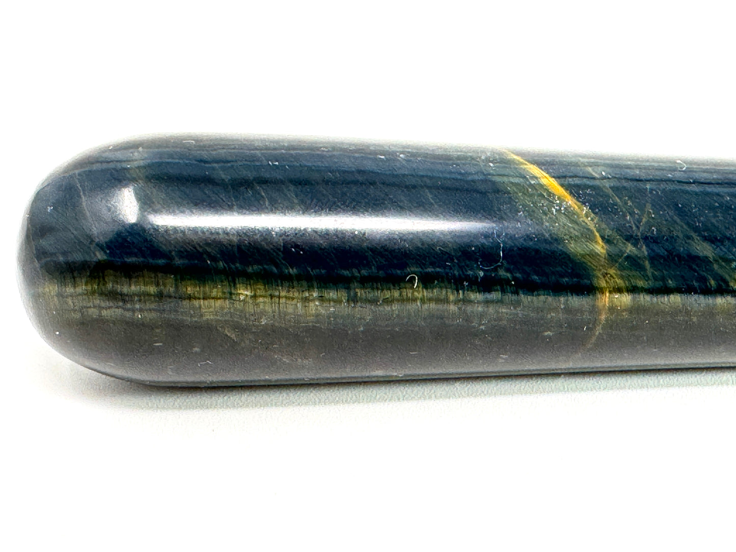 Blue Tiger's Eye Crystal Massage Wand 12cm