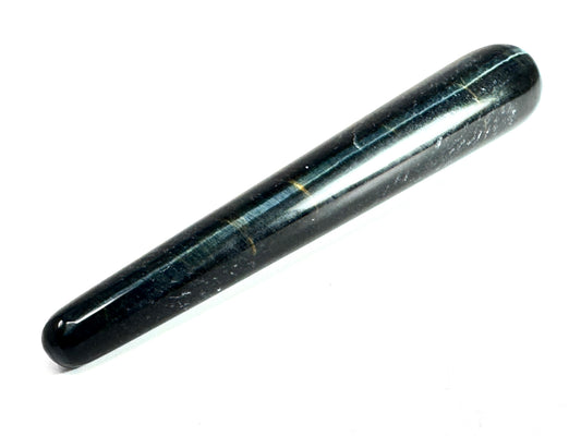 Blue Tiger's Eye Crystal Massage Wand 12.8cm