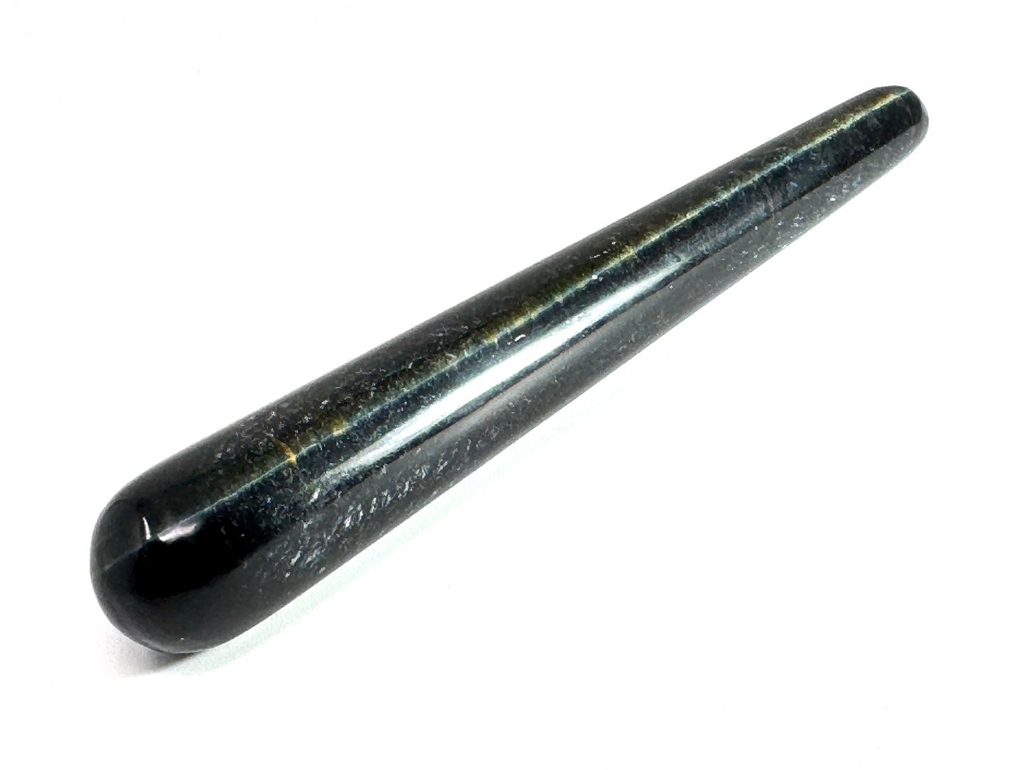 Blue Tiger's Eye Crystal Massage Wand 12.8cm