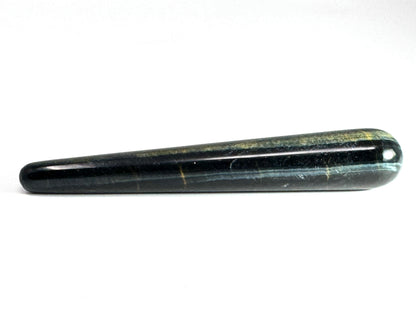 Blue Tiger's Eye Crystal Massage Wand 12.8cm