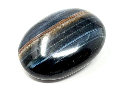 Blue Tiger's Eye Crystal Pebble 5.1cm