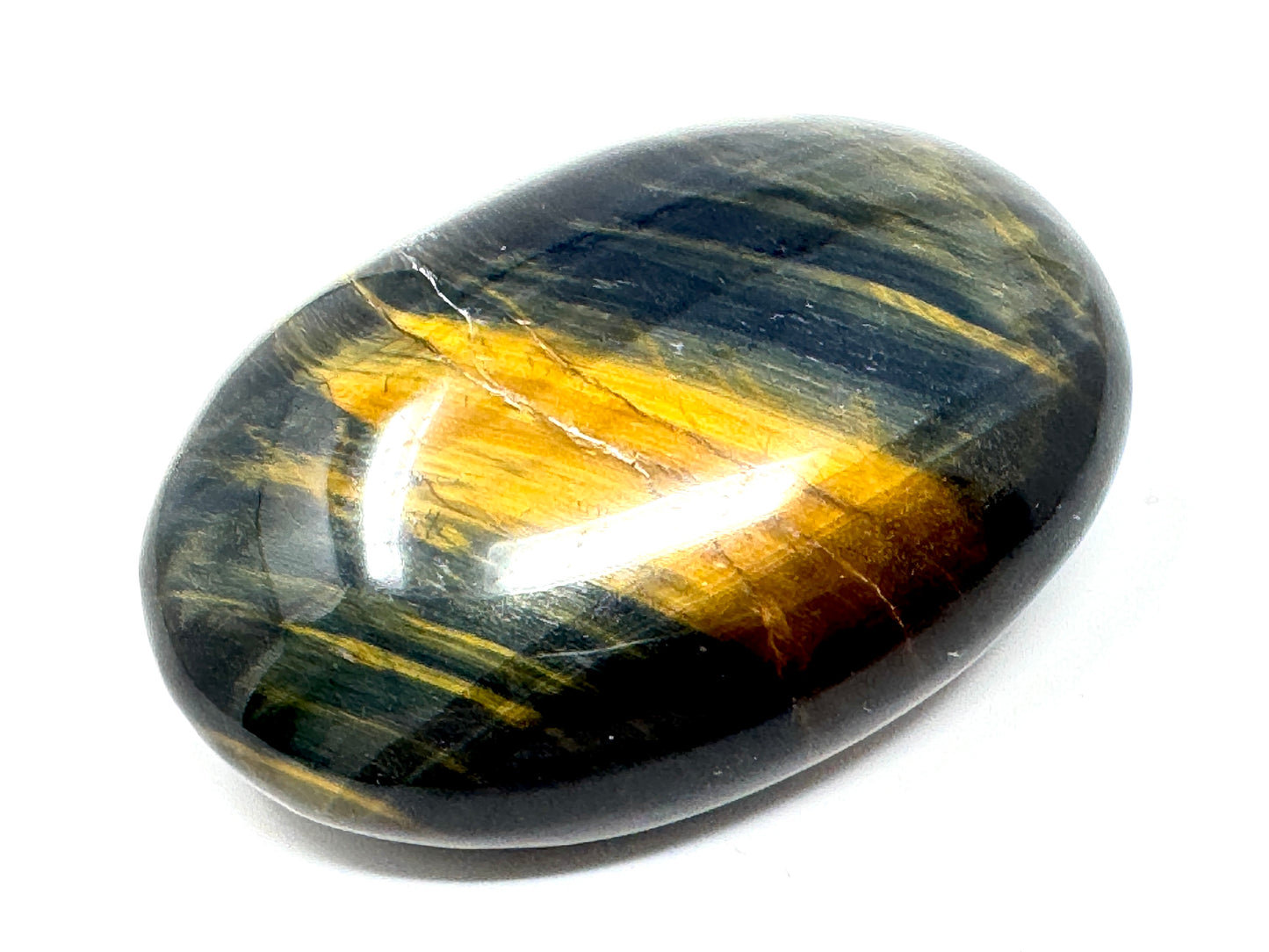 Blue Tiger's Eye Crystal Pebble 5.7cm