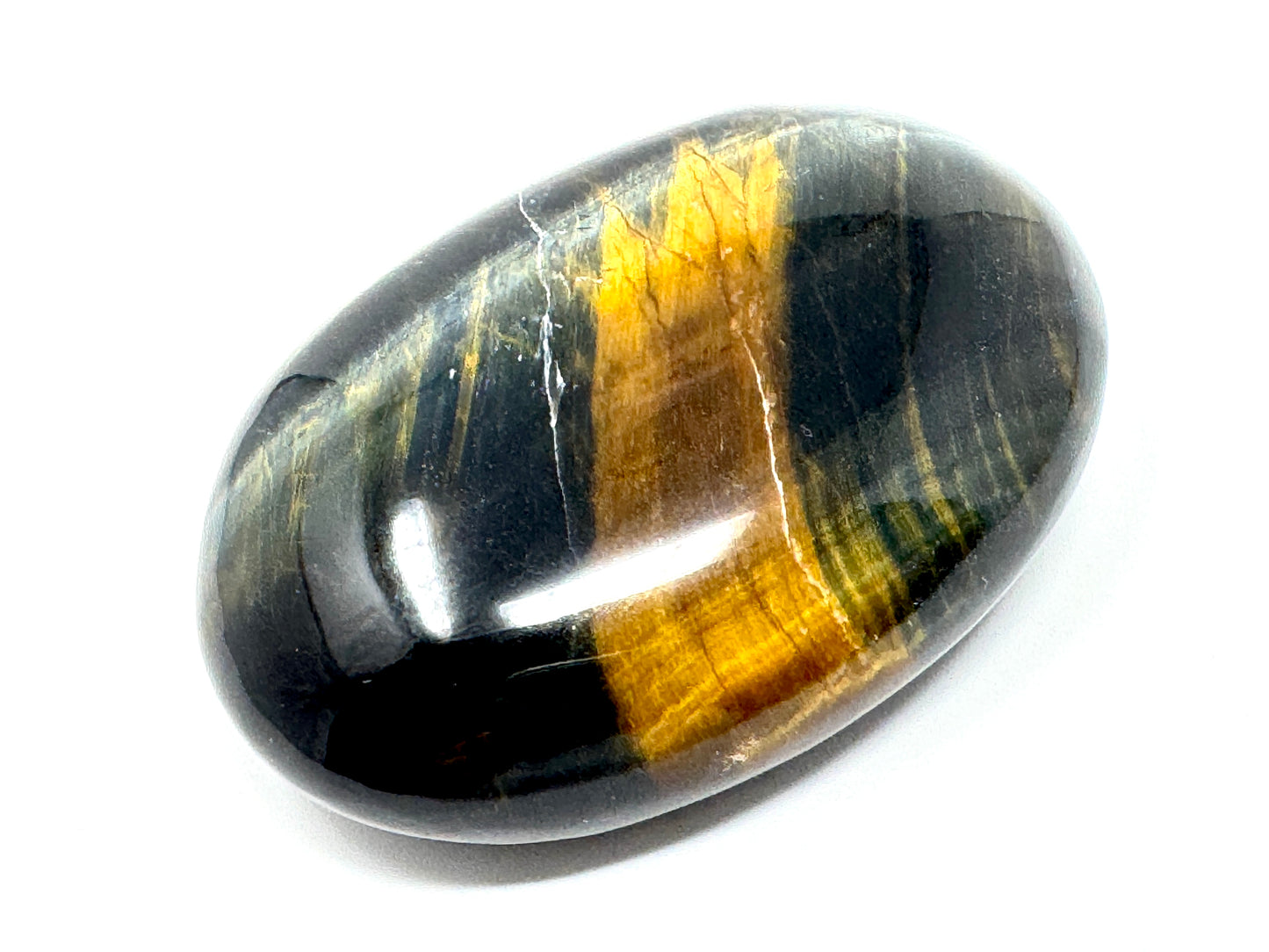 Blue Tiger's Eye Crystal Pebble 5.7cm