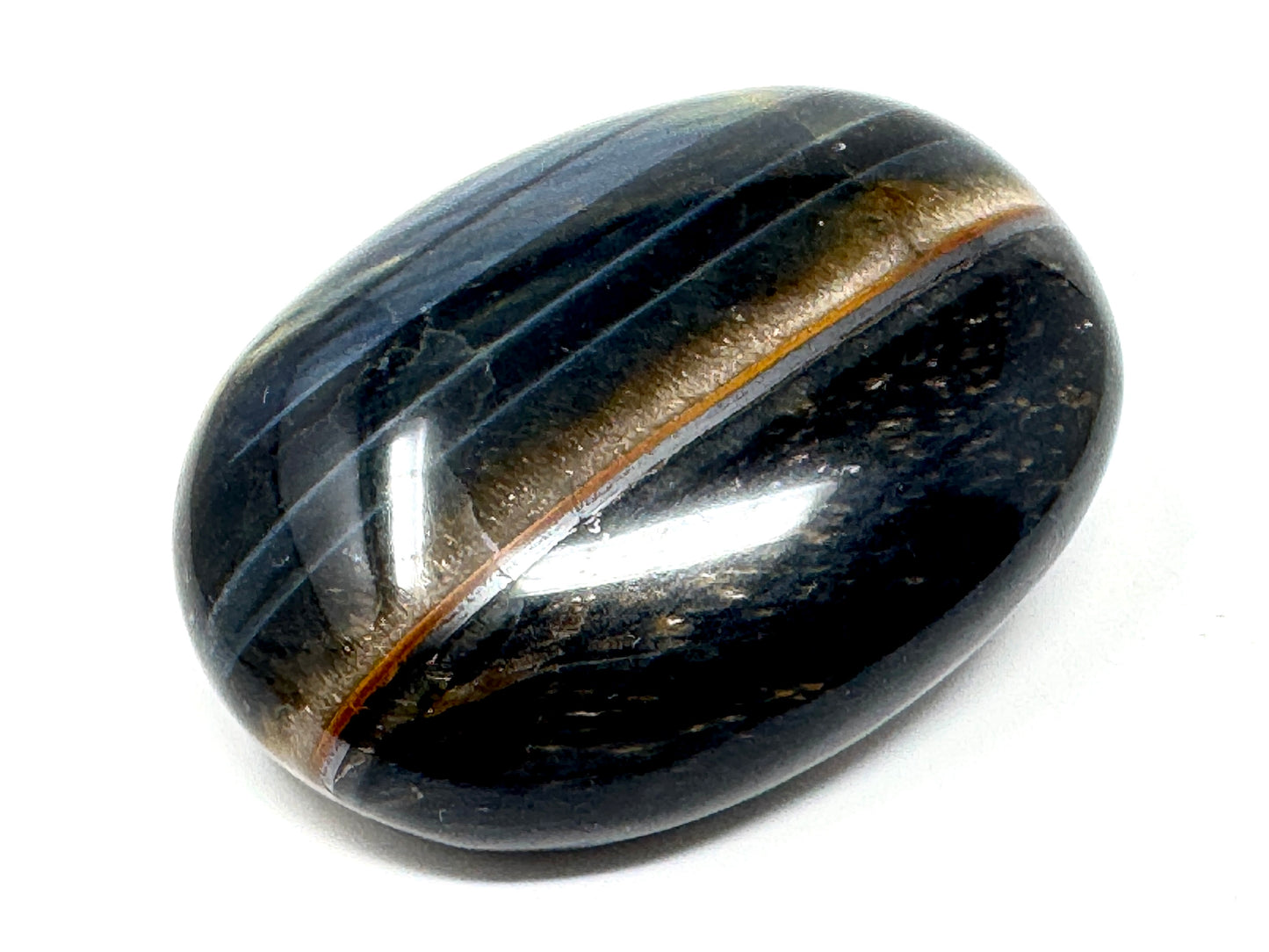 Blue Tiger's Eye Crystal Pebble 5.2cm