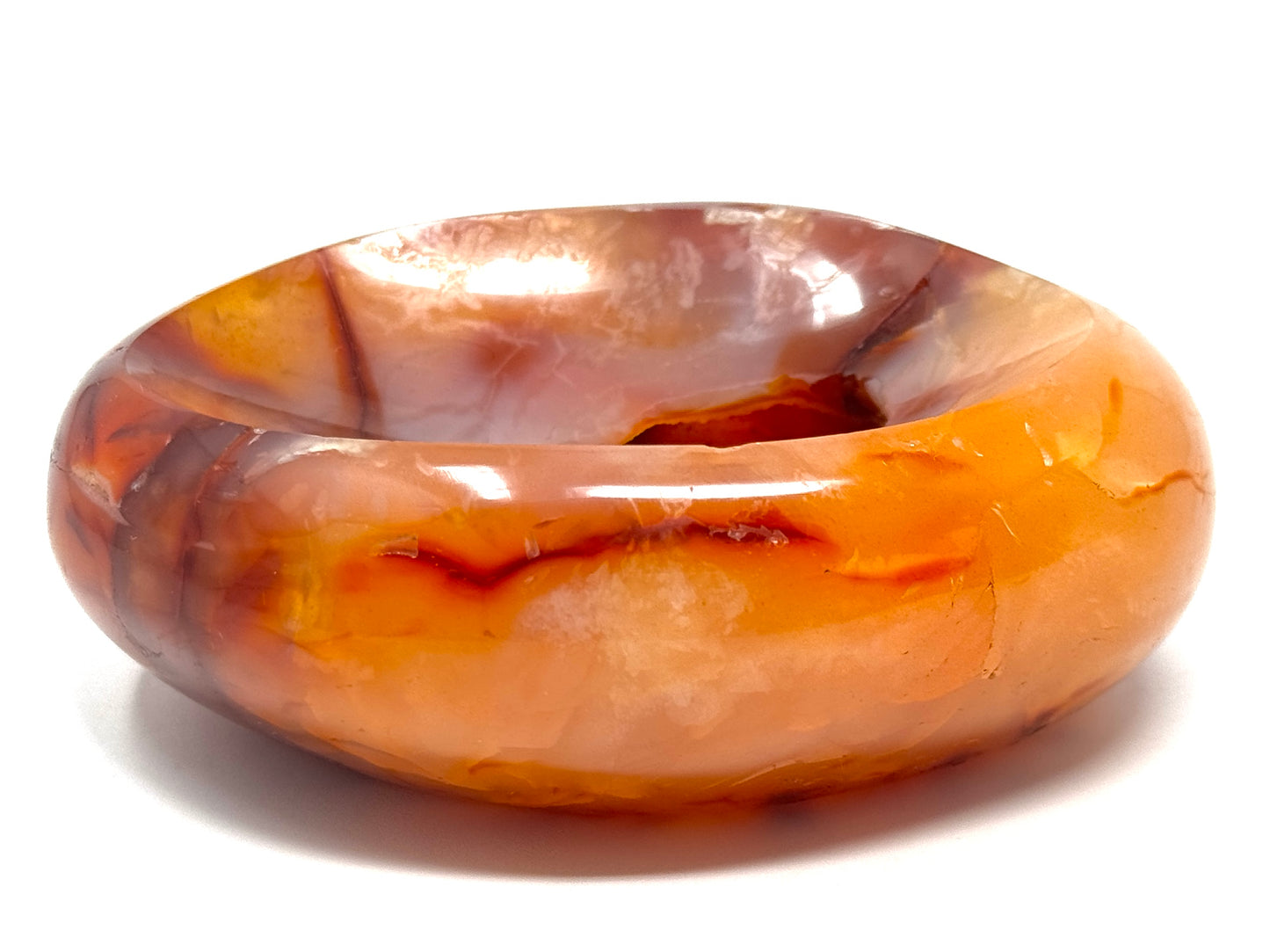 Druzy Carnelian Crystal Bowl 9.3cm