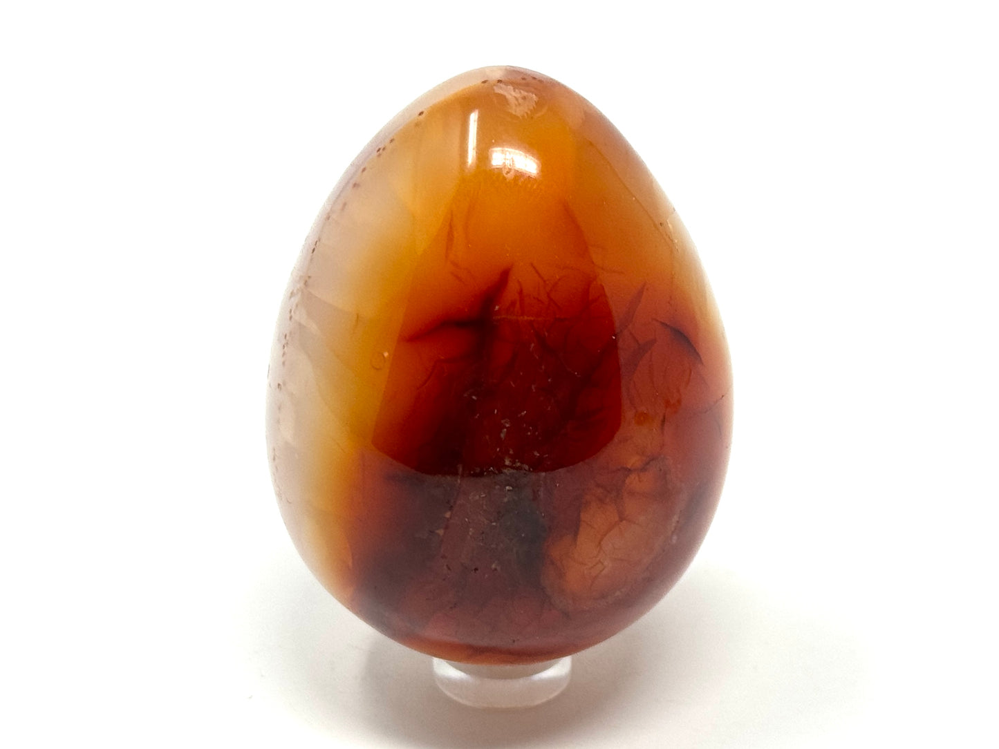 Carnelian Crystal Egg 6.7cm
