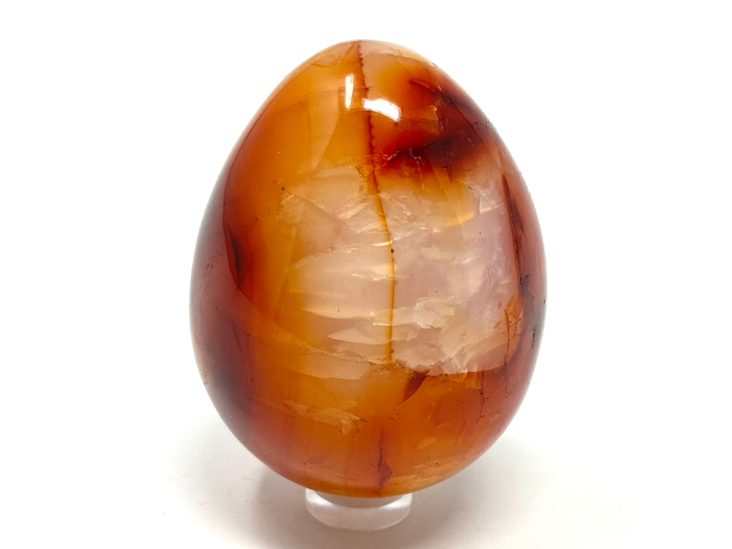 Carnelian Crystal Egg 6.7cm