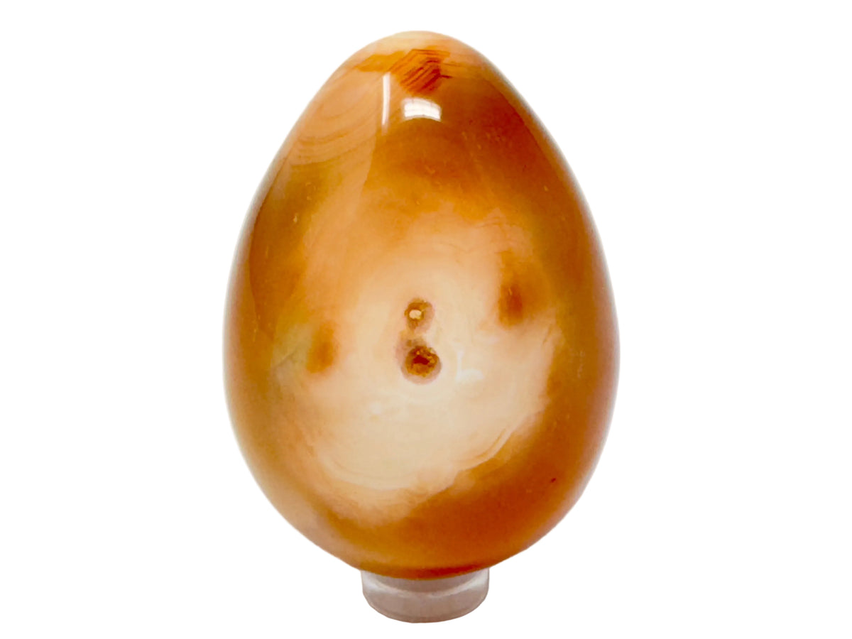 Carnelian Crystal Egg 6.6cm