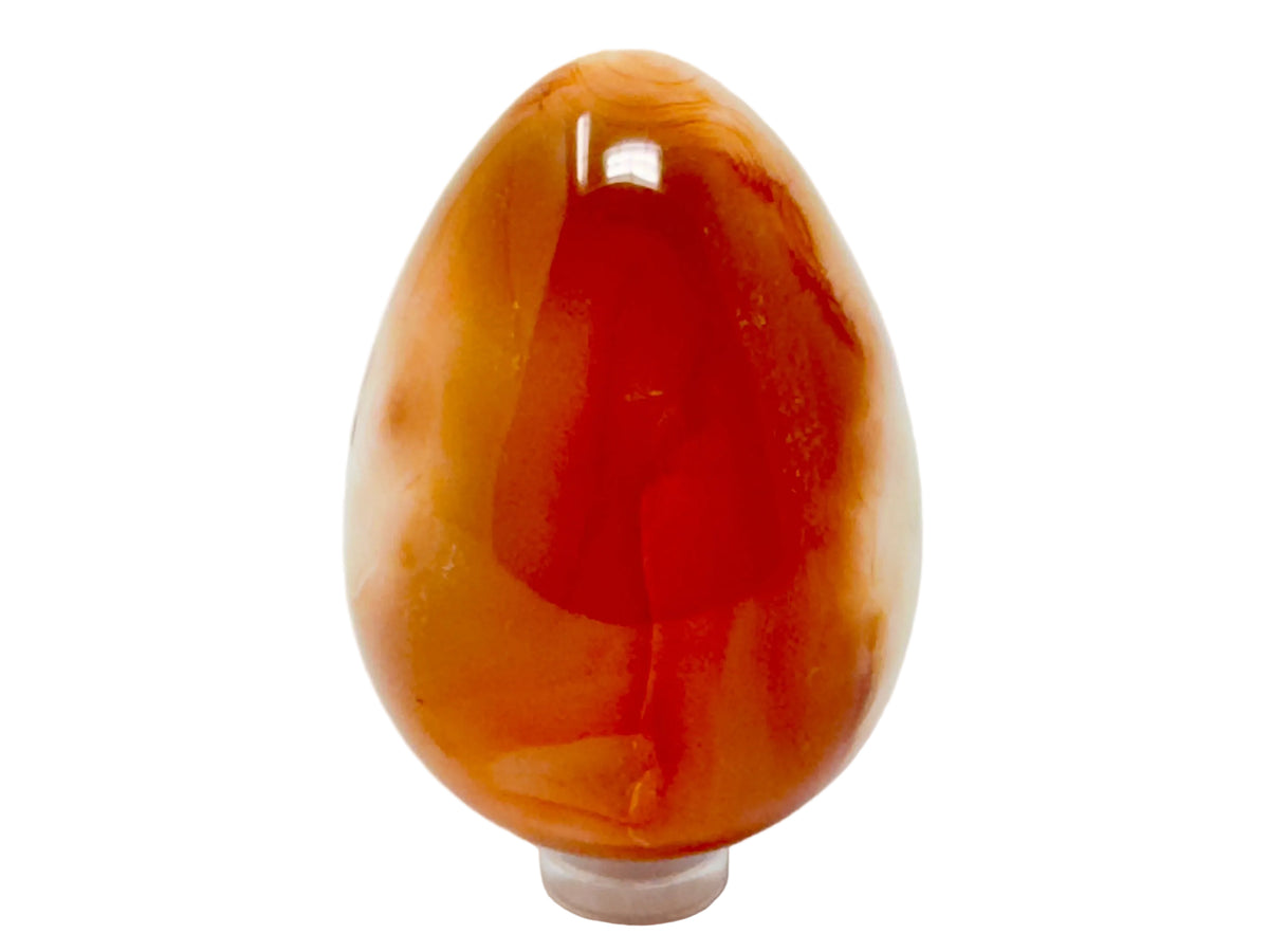 Carnelian Crystal Egg 6.6cm
