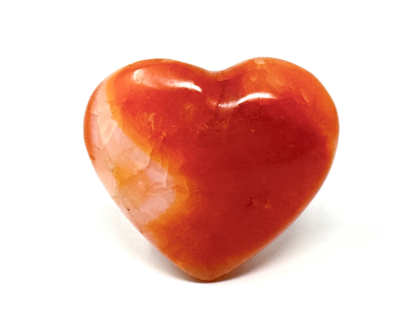 Carnelian Crystal Heart 6cm