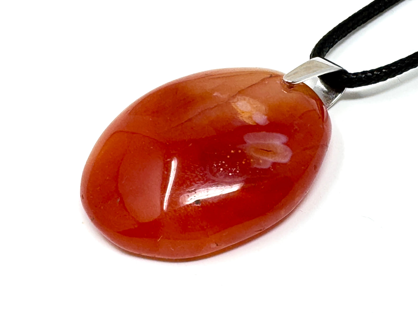 Carnelian Pendant Oval 3.7cm