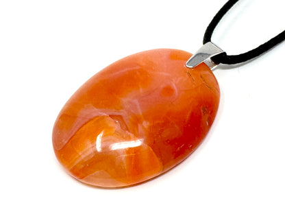 Carnelian Pendant Oval 4.2cm
