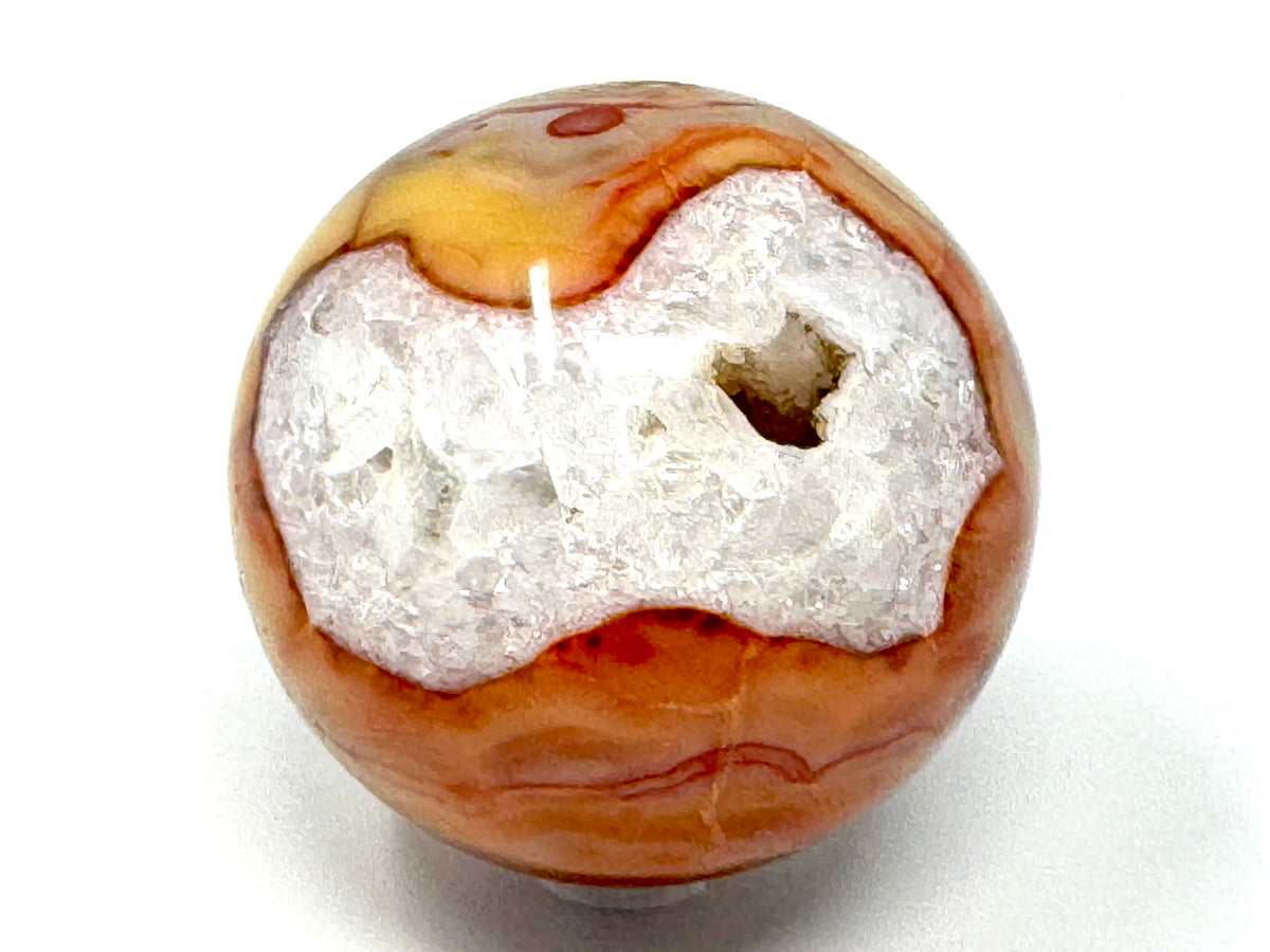 Druzy Carnelian Crystal Sphere 6.1cm