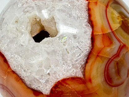 Druzy Carnelian Crystal Sphere 6.1cm