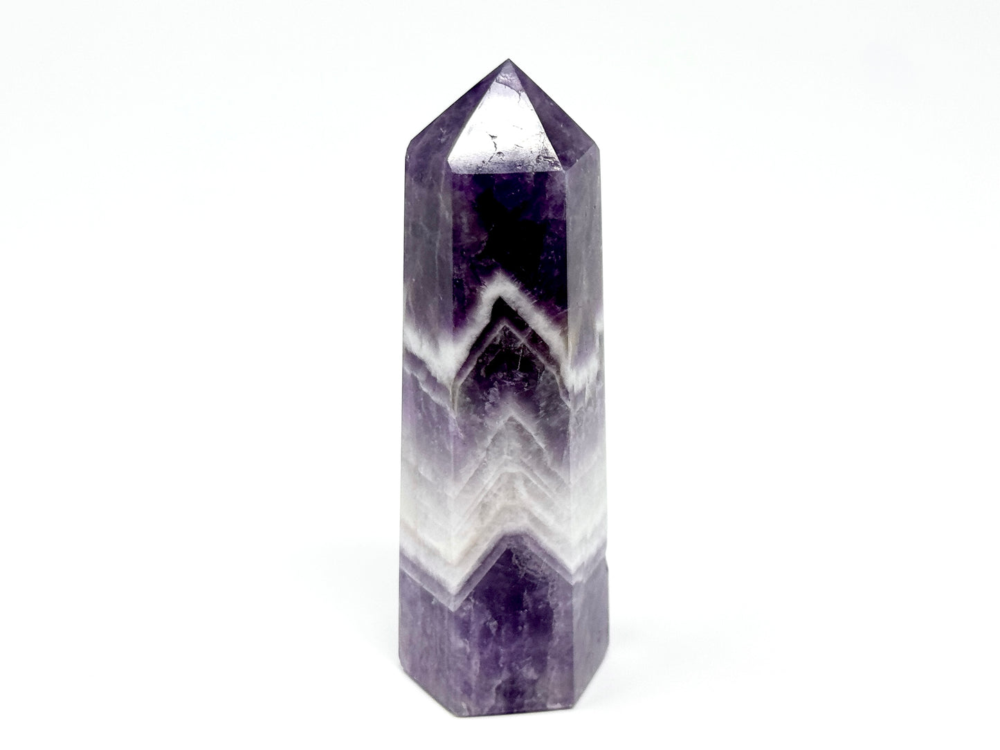 Chevron Amethyst Crystal Point 9.1cm