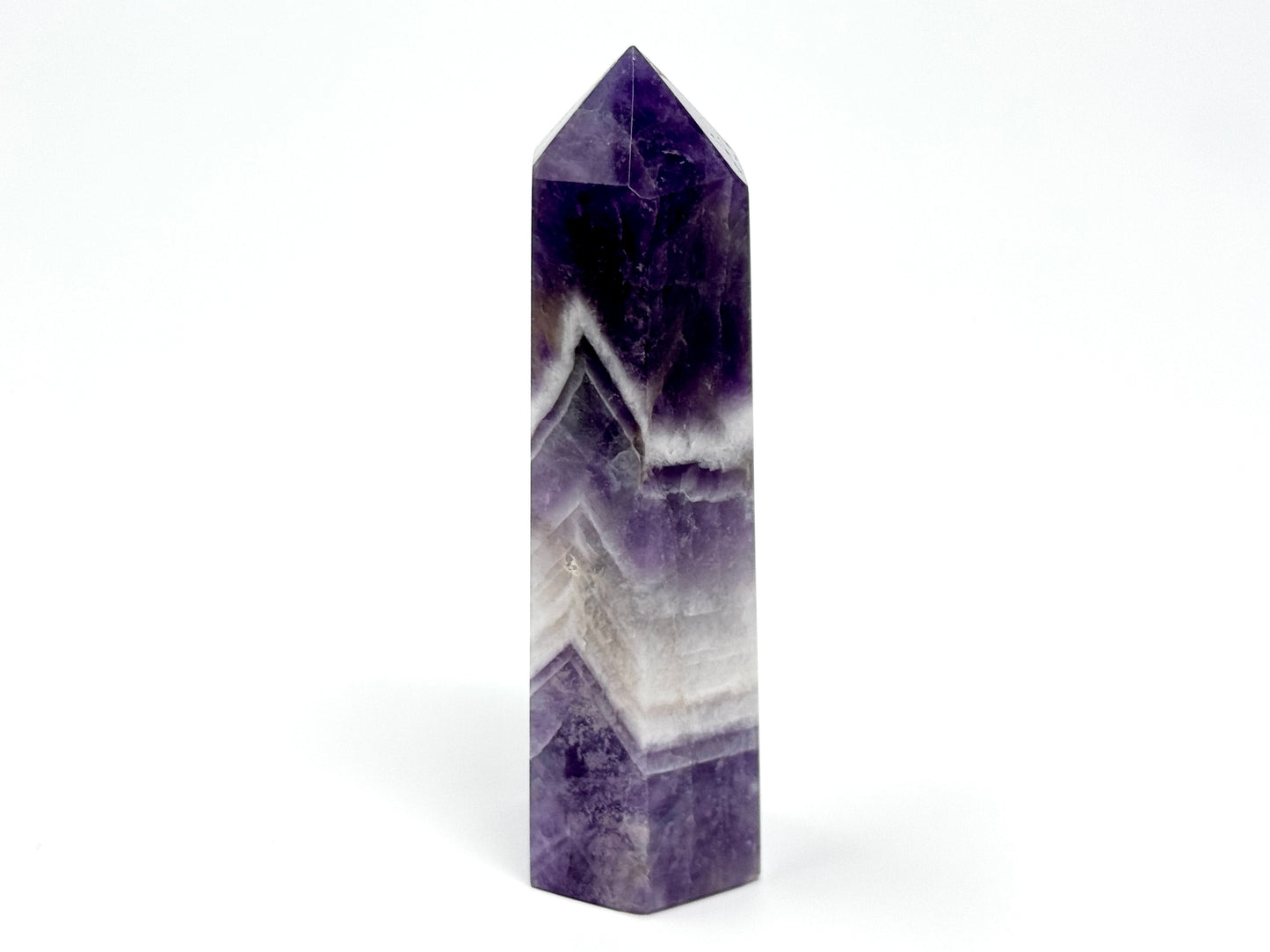 Chevron Amethyst Crystal Point 9.1cm