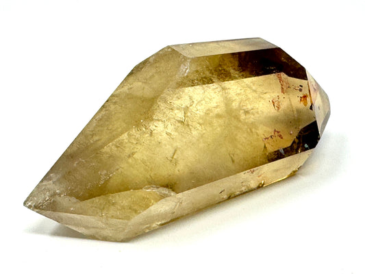 Natural Citrine Quartz Crystal Double Terminated 9.4cm
