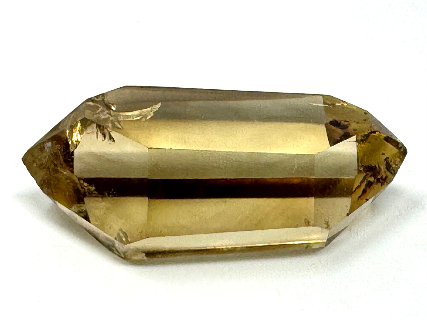 Natural Citrine Double Terminated  Quartz Crystal Point 5cm