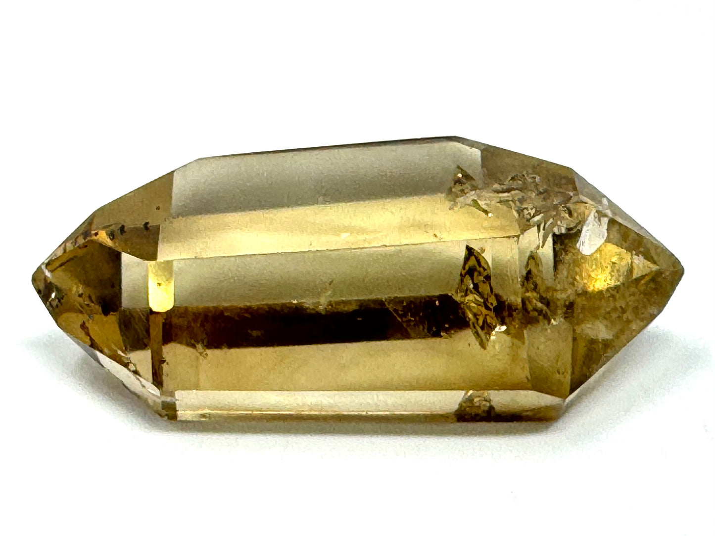 Natural Citrine Double Terminated  Quartz Crystal Point 5cm