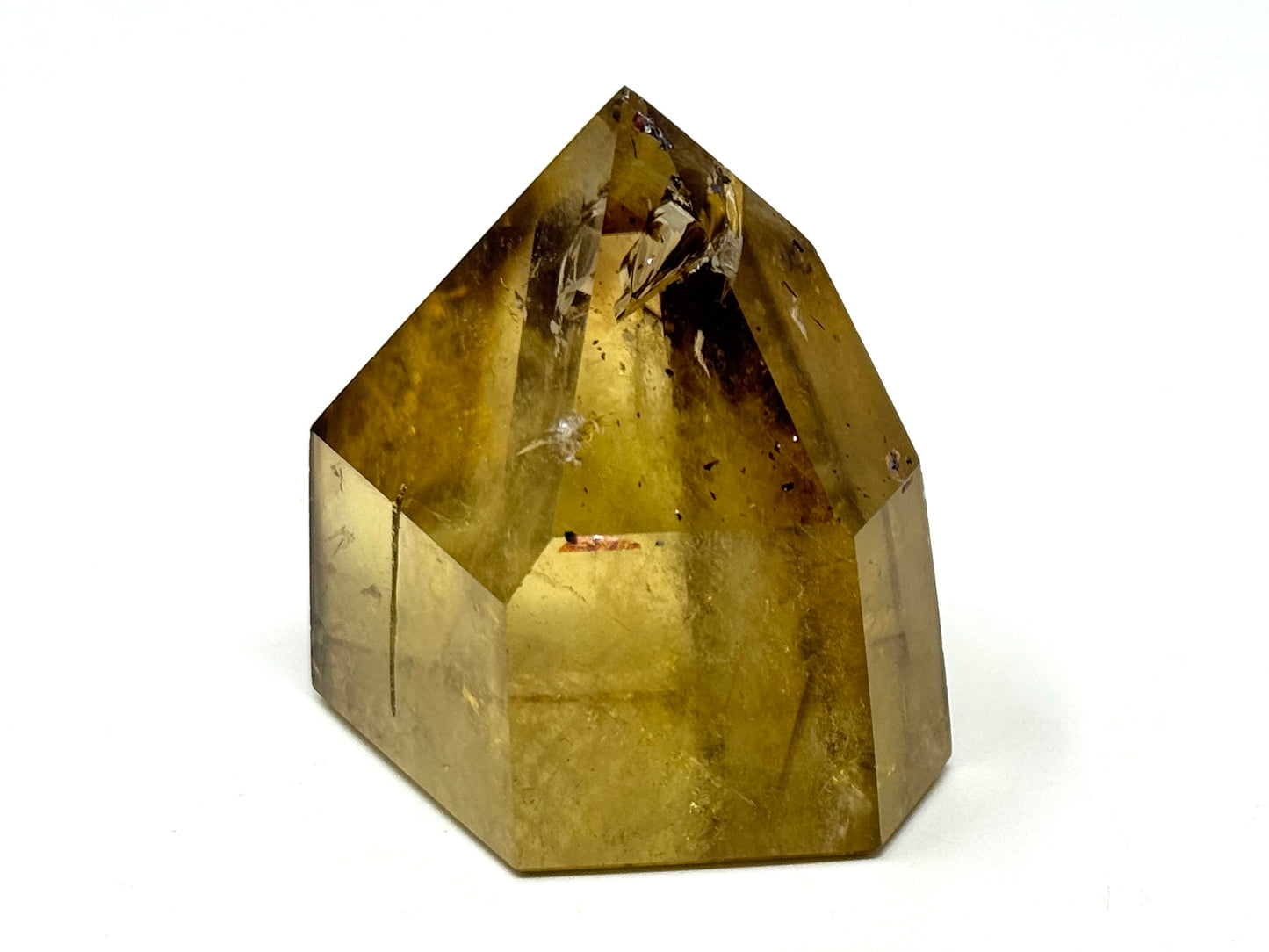 Natural Citrine Quartz Crystal Point 4.9cm