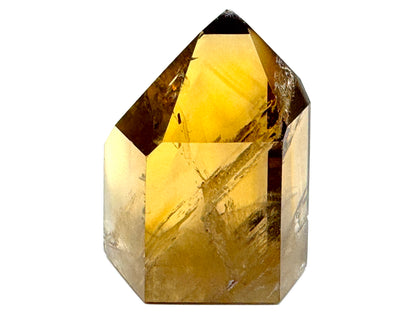 Natural Citrine Quartz Crystal Point 5cm