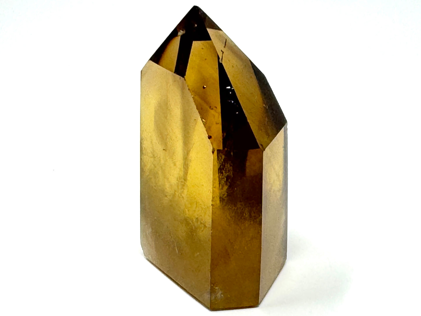 Natural Citrine Quartz Crystal Point 6.2cm