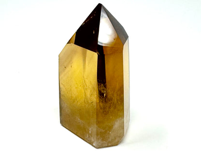Natural Citrine Quartz Crystal Point 6.2cm