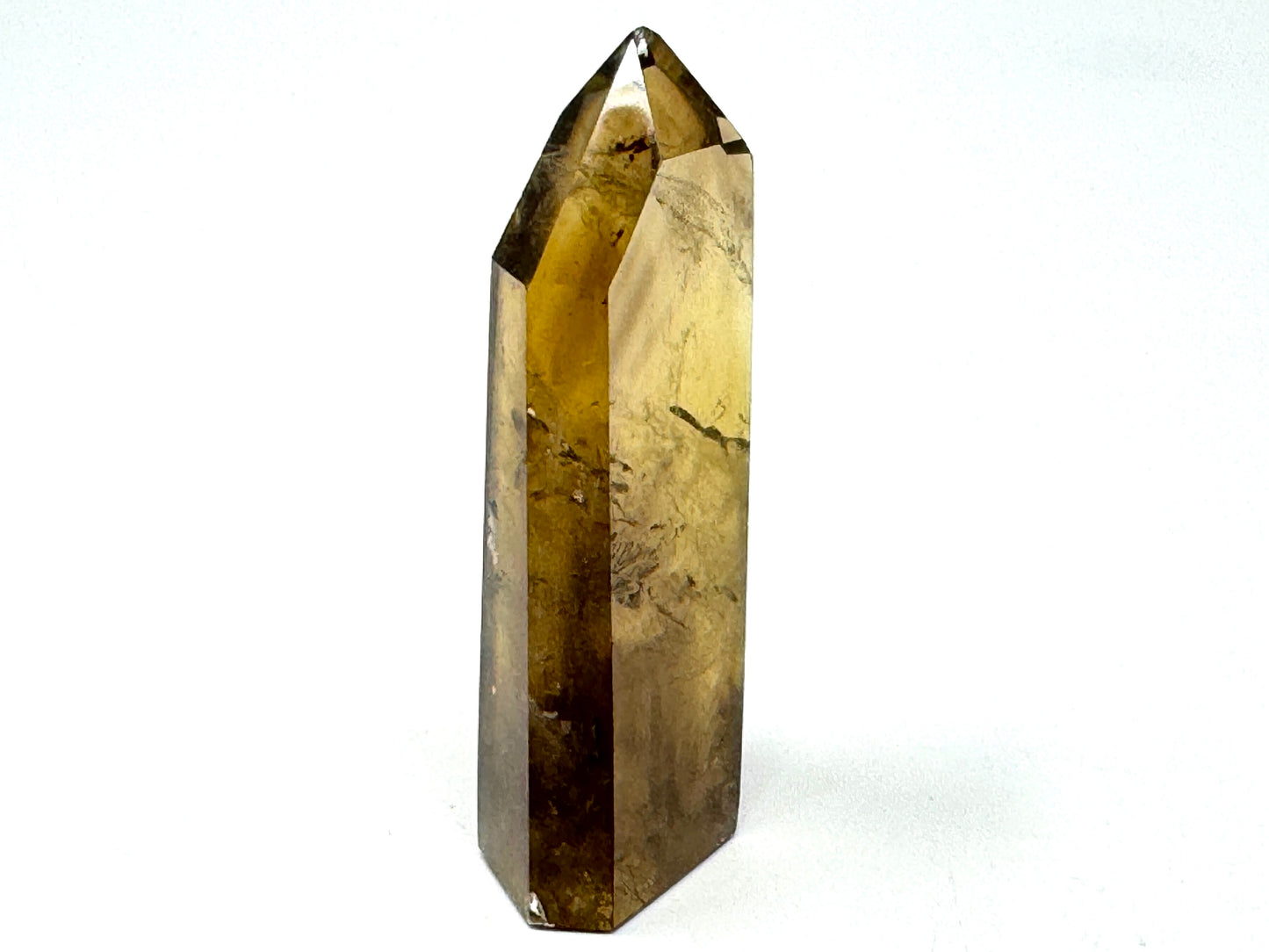 Natural Citrine Quartz Crystal Point 6.8cm