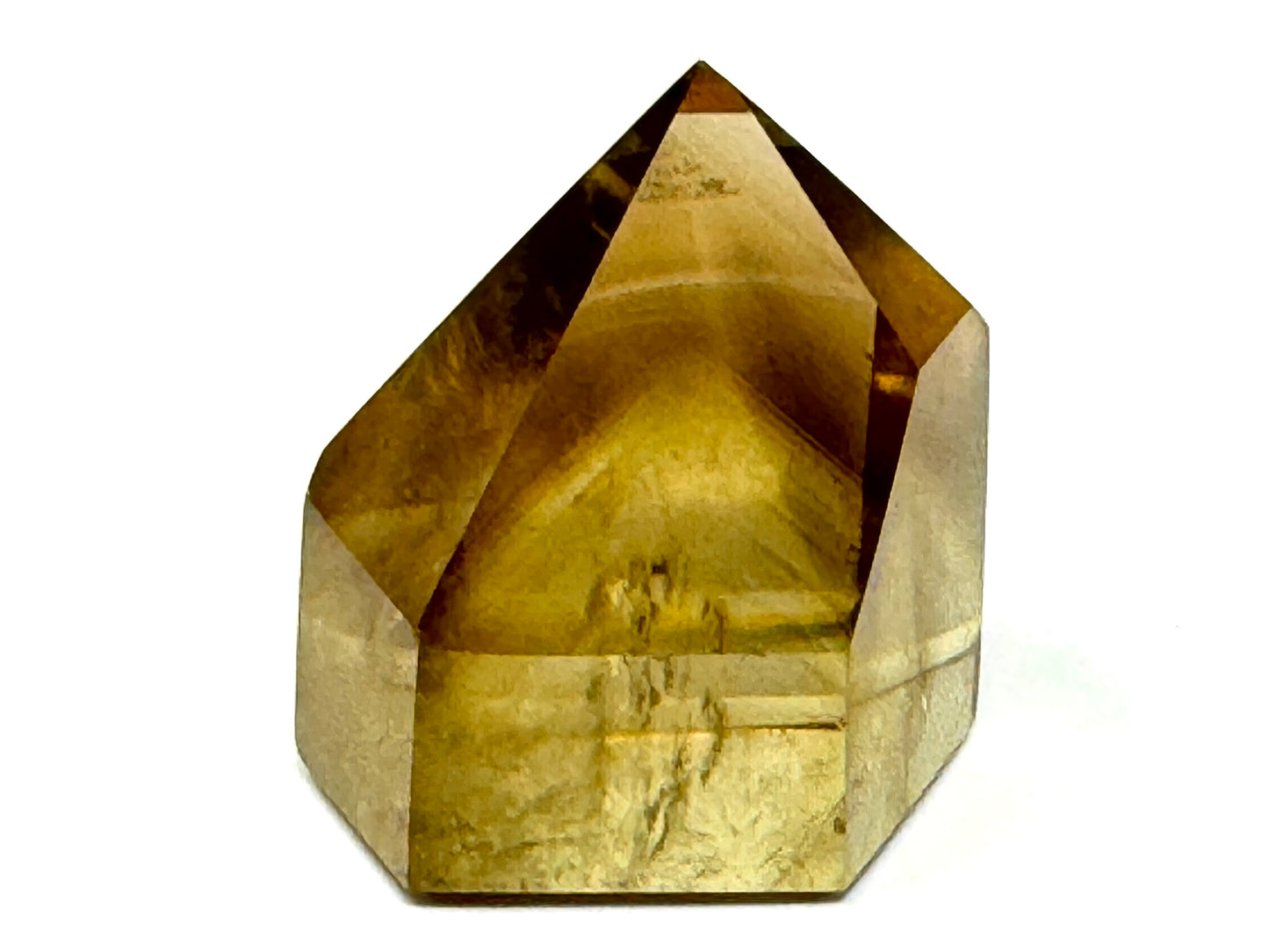 Natural Citrine Quartz Crystal Point 4cm