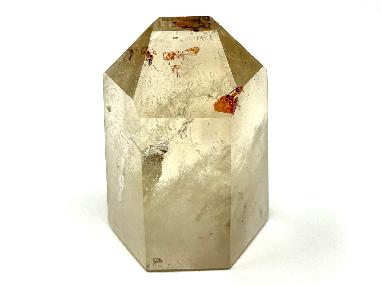 Natural Citrine Quartz Crystal Point 7cm