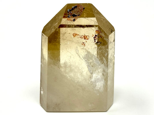 Natural Citrine Quartz Crystal Point 7cm