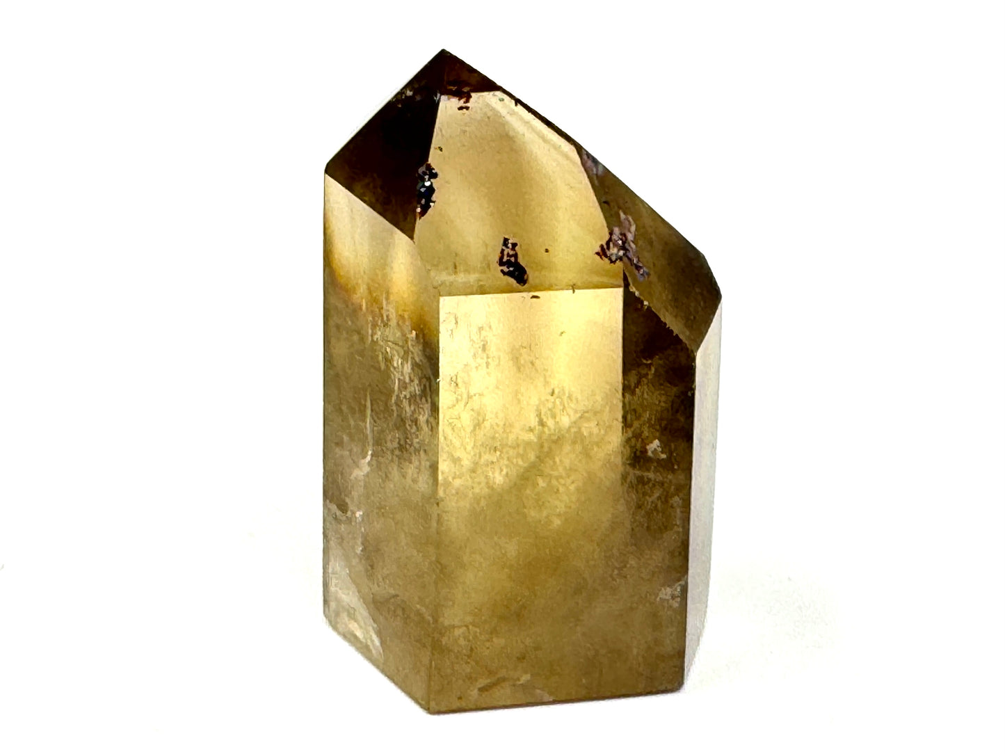Natural Citrine Quartz Crystal Point 5.1cm