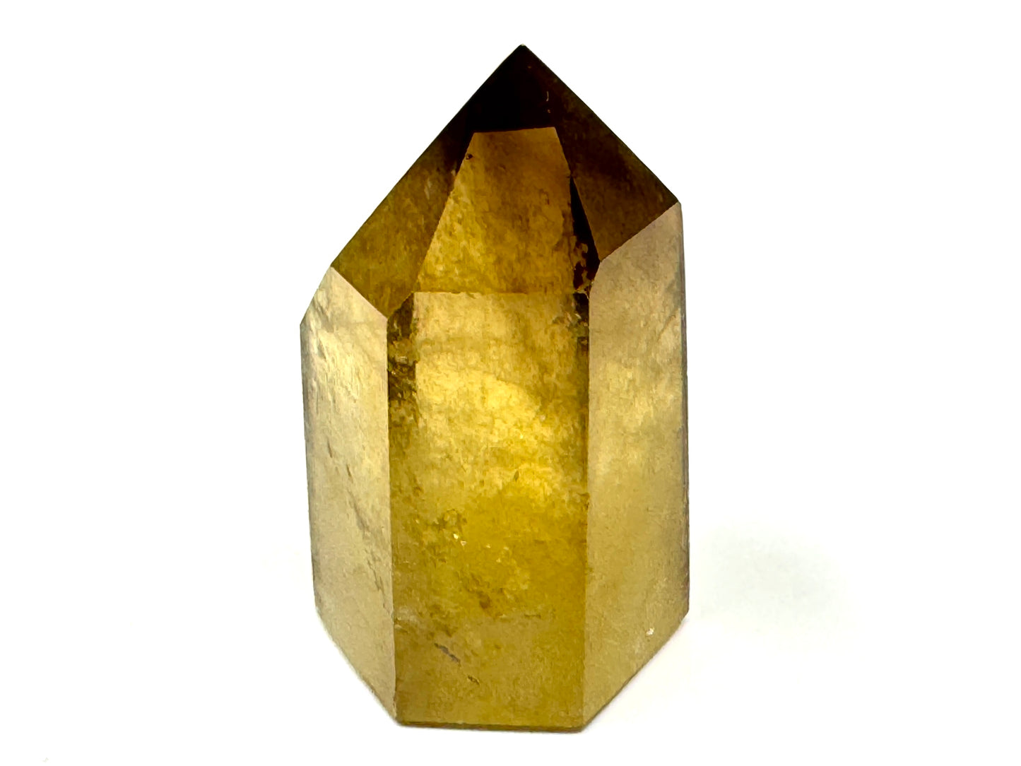 Natural Citrine Quartz Crystal Point 4.8cm