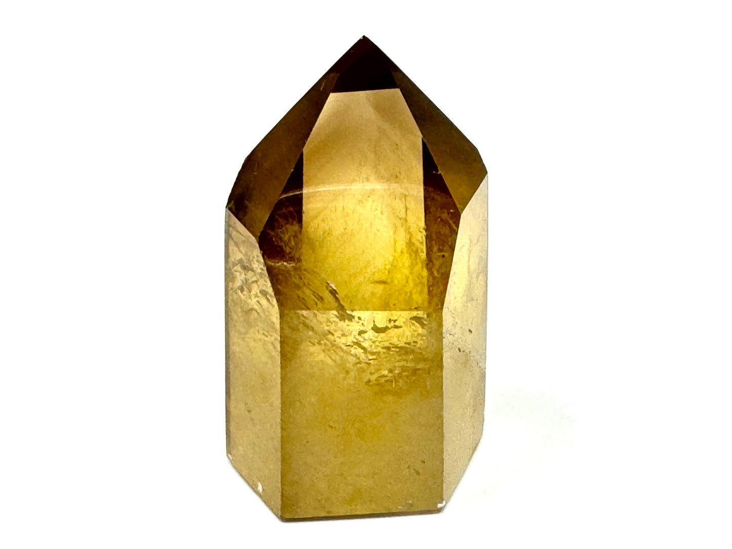 Natural Citrine Quartz Crystal Point 4.8cm