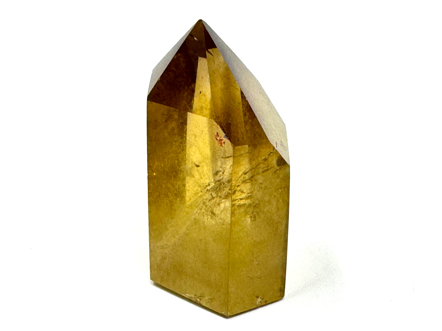 Natural Citrine Quartz Crystal Point 4.8cm