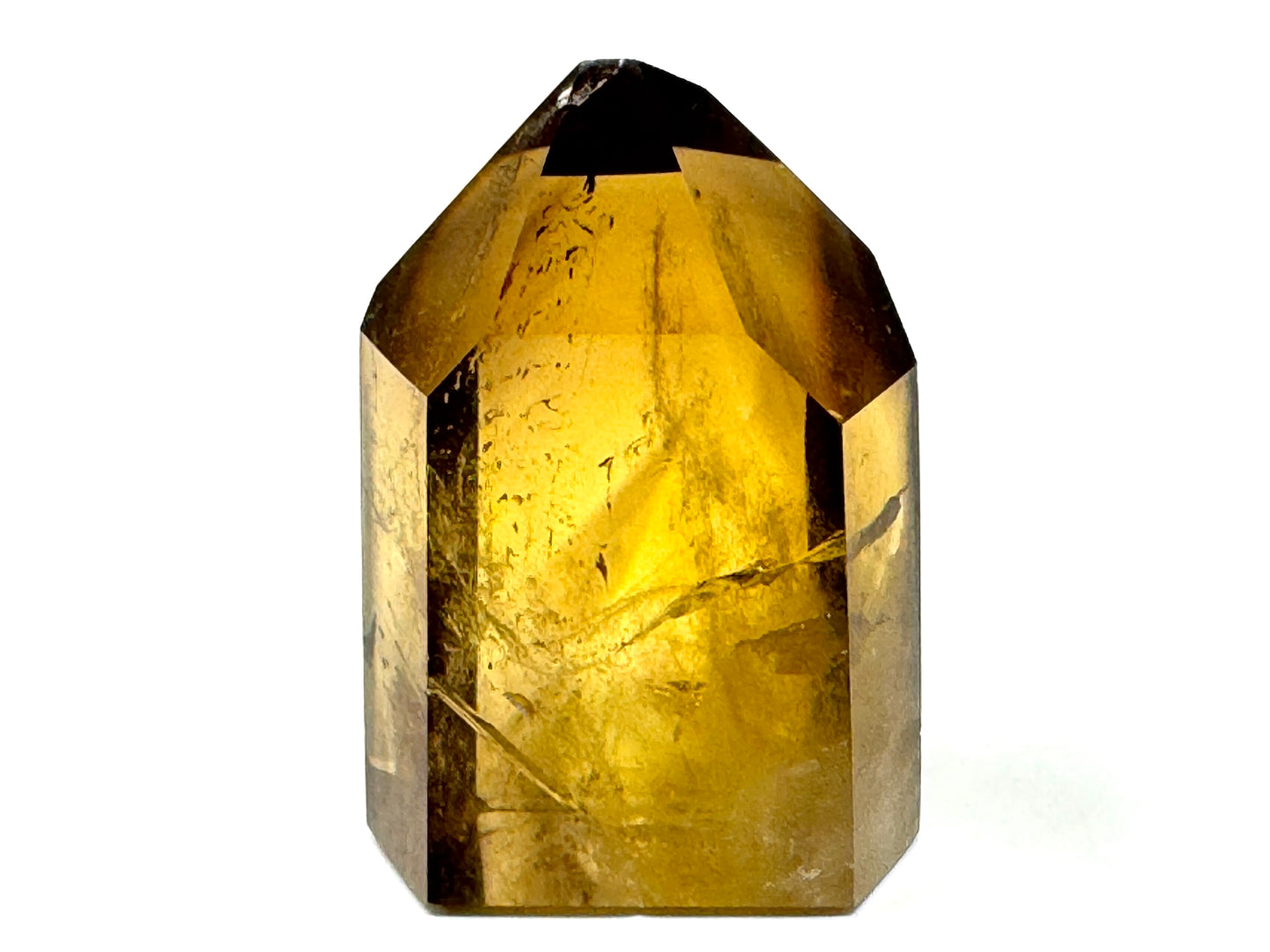 Natural Citrine Quartz Crystal Point 5.5cm