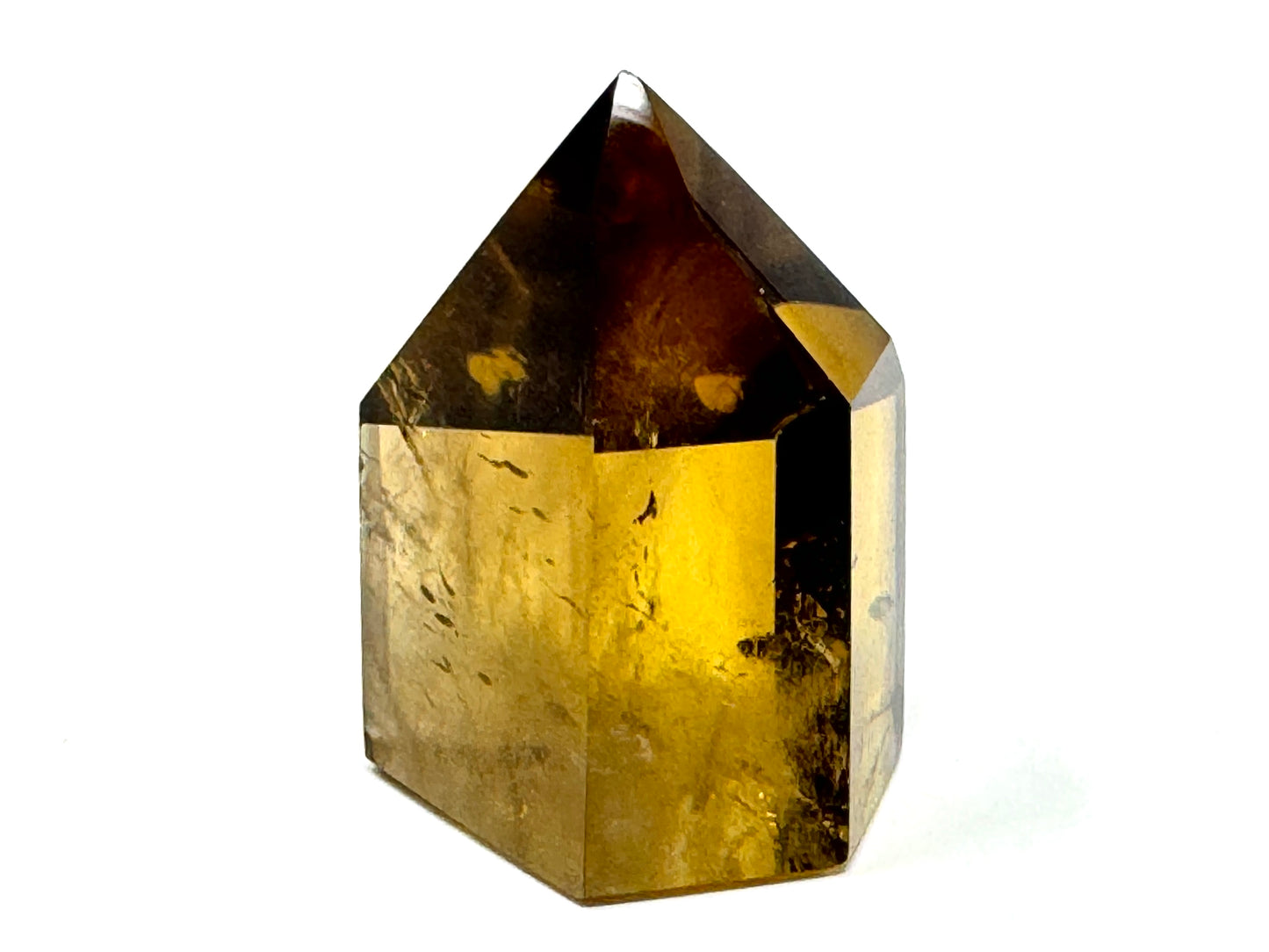 Natural Citrine Quartz Crystal Point 5.3cm