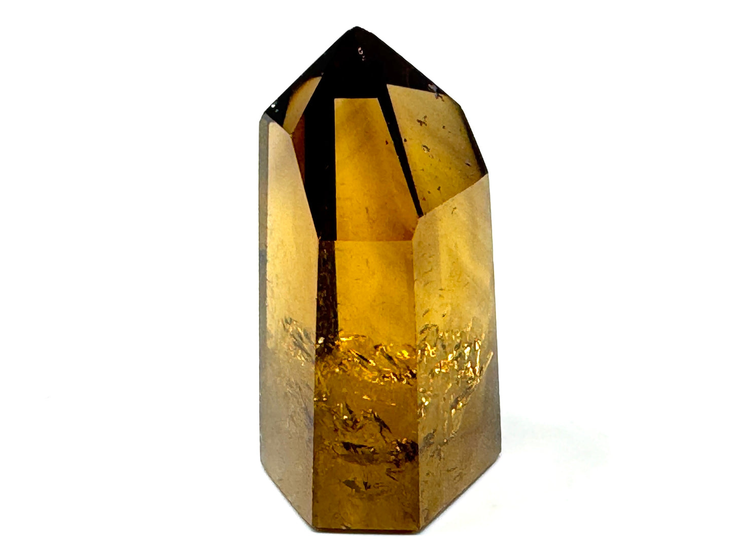Natural Citrine Quartz Crystal Point 4.9cm