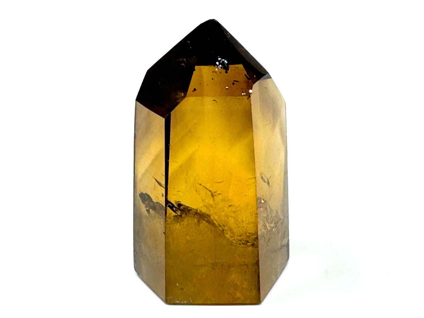 Natural Citrine Quartz Crystal Point 4.9cm